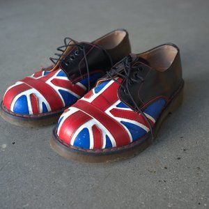 Union Jack Dr Martens - Made in England - RARE!